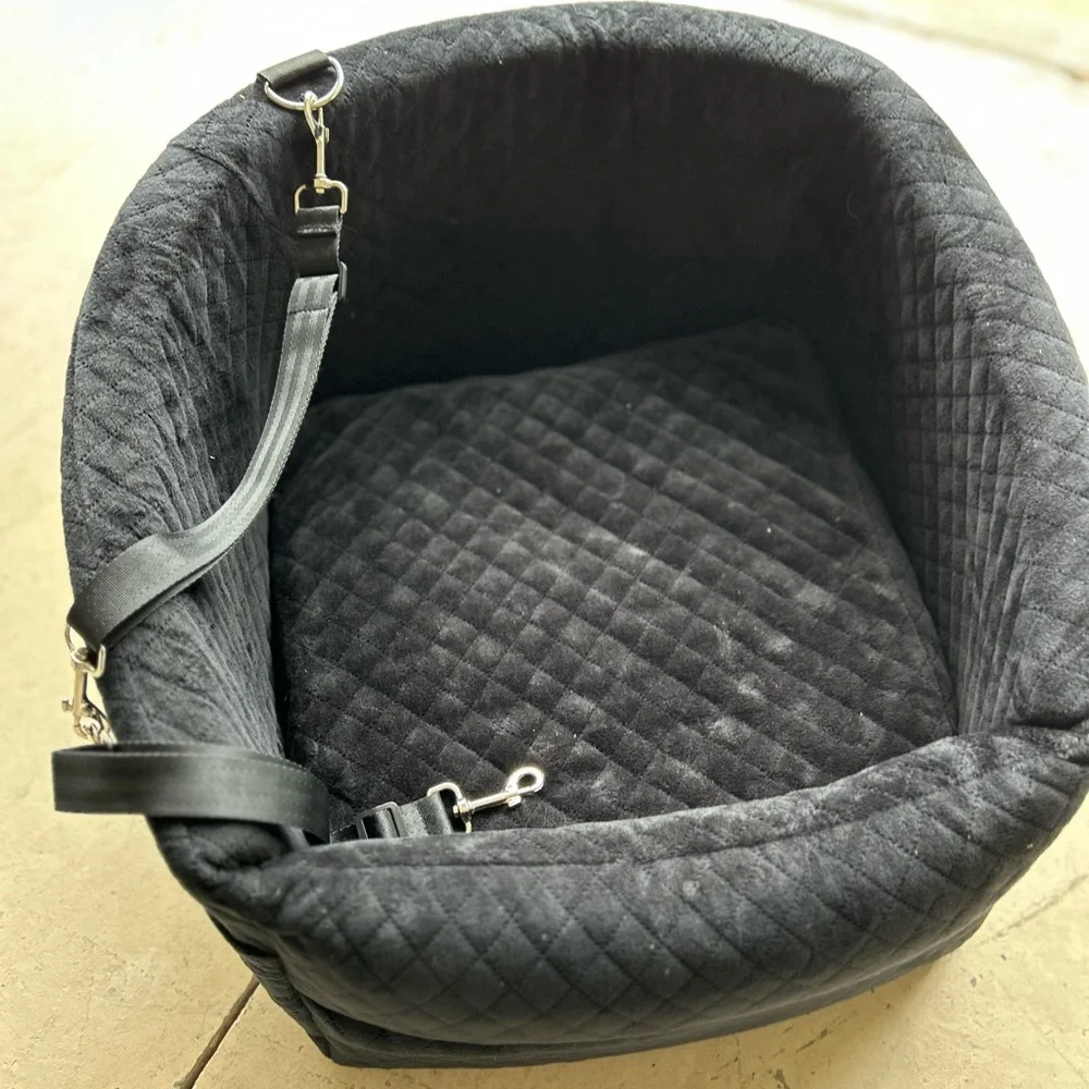 Quilted Black Pet Carrier